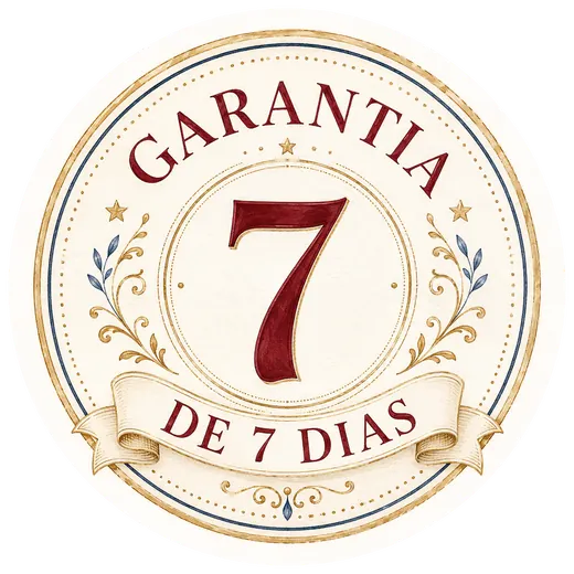 Selo ilustrado Garantia de 7 dias